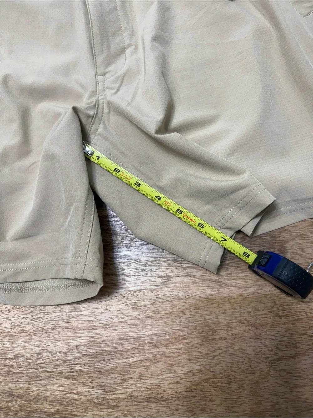The North Face Men's Beige Hybrid Performance Shorts